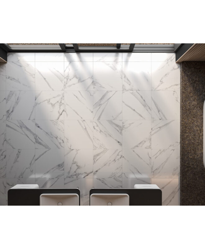 Craon White 60x60 Πλακάκι Δαπέδου-Τοίχου