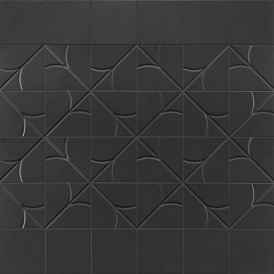 Eda_Black_All Eda Black 15X15 Πλακάκι Τοίχου