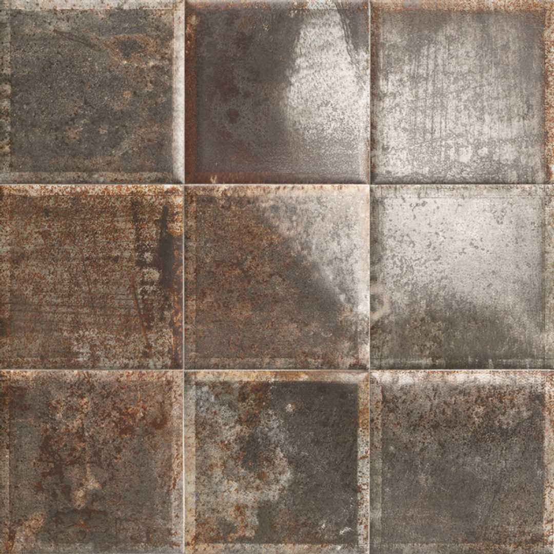 Tin Tile Nero 20X20 Tin Tile Nero 20X20 Πλακάκι Τοίχου