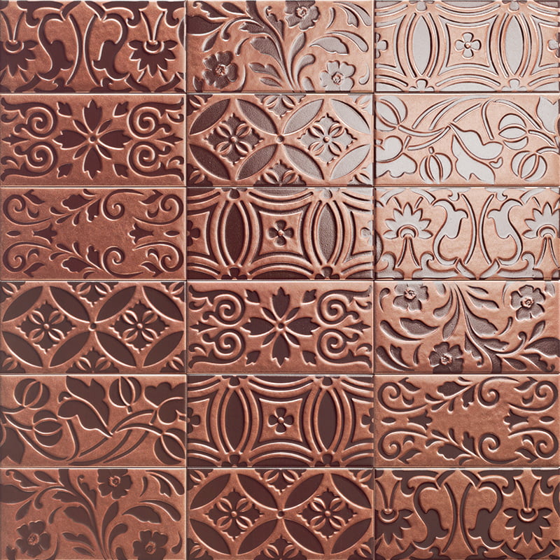 Velvet_Cooper_Decor_All Velvet Deco Cooper 10X20 Πλακάκι Τοίχου