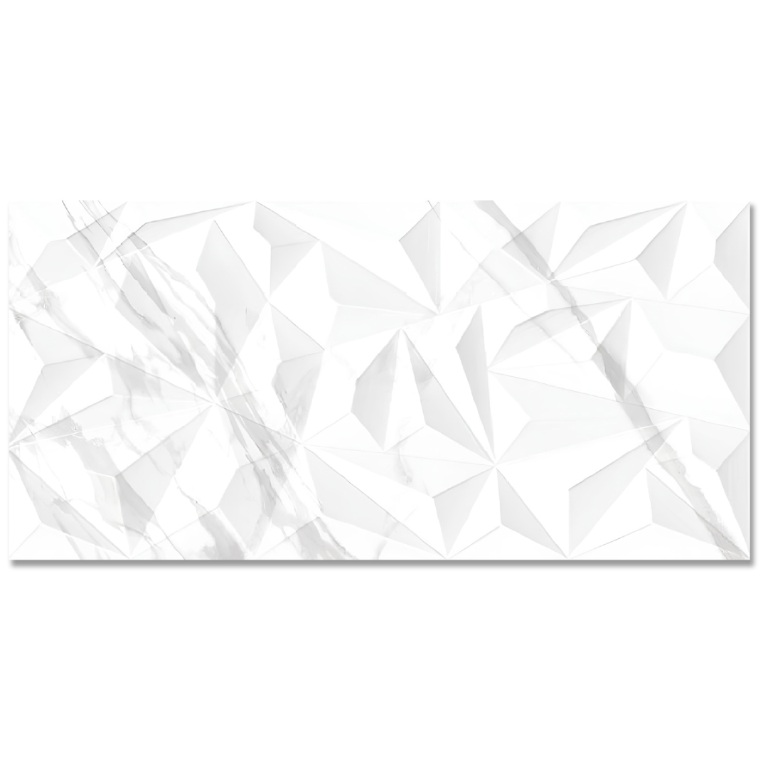 Calacatta Glossy Decor 30×60 Το πλακάκι τοίχου Calacatta Glossy Decor 30x60 προσφέρει έναν κομψό και φωτεινό χαρακτήρα στον χώρο, καθιστώντας το ιδανικό για χρήση σε εσωτερικό χώρο όπου επιθυμείτε μια αίσθηση κομψότητας και φινέτσας.
