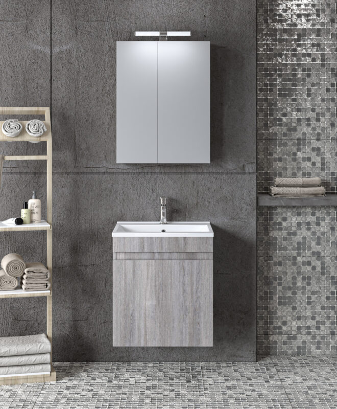 Omega Grey Oak 50 Έπιπλο Μπάνιου